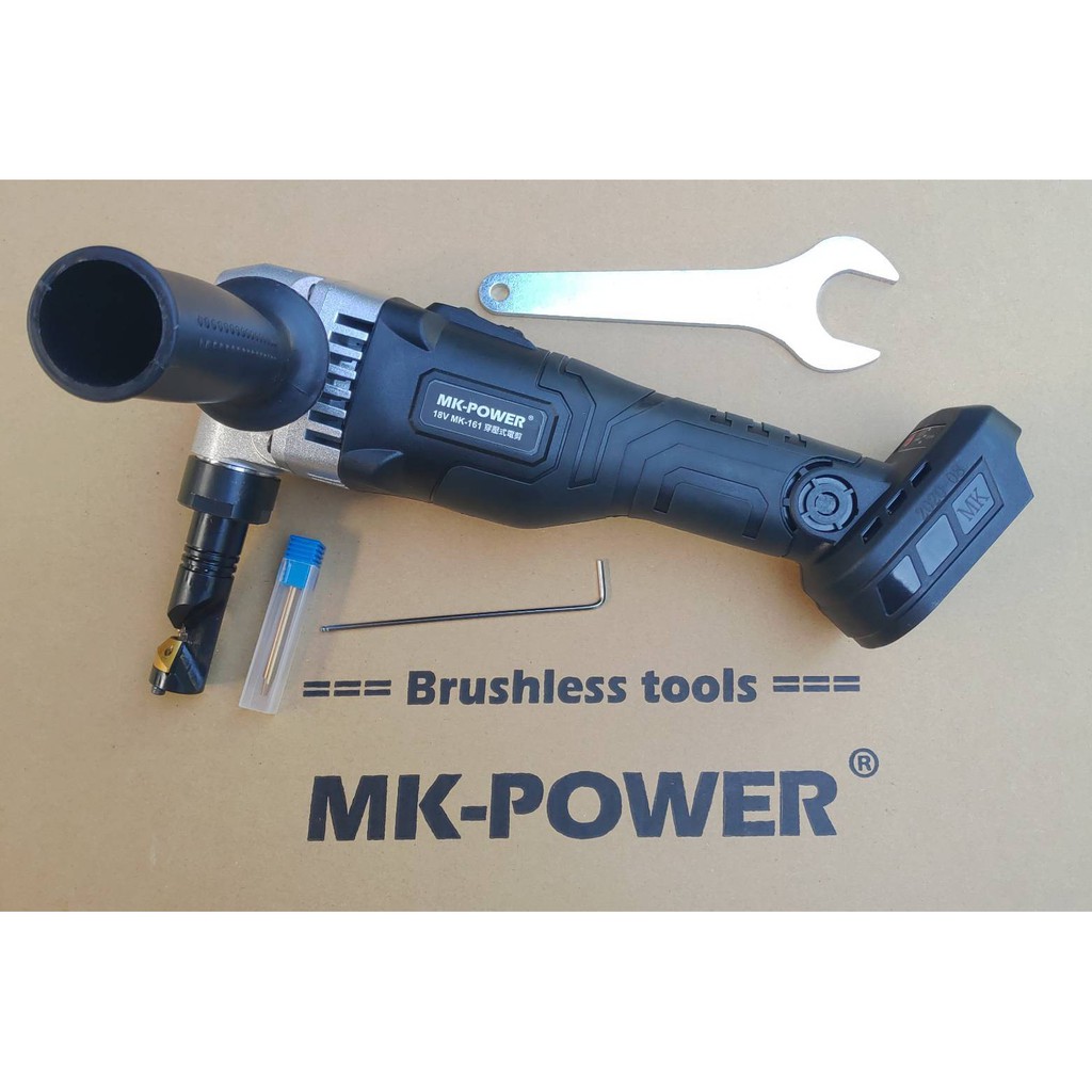 WIN五金 MK-POWER  MK-161無刷18V壓穿式電剪 鍍鈦撞針 浪板剪 可剪白鐵板 鋁板 鐵皮剪 鐵工