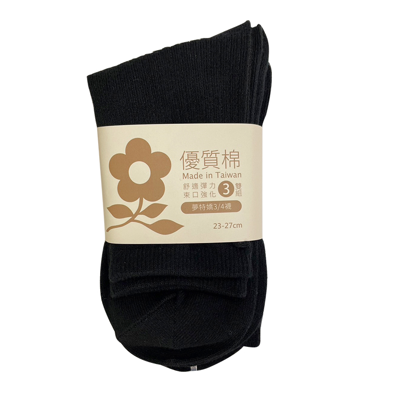 3/4 Casual Socks, , large