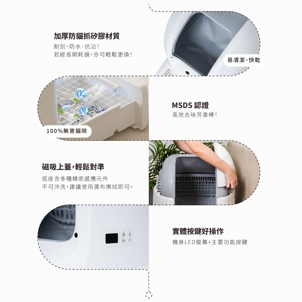 【GC】鏟不停CatPalace全自動貓砂盆配件 專用垃圾袋 抽繩清潔袋 15入 / 組, , large