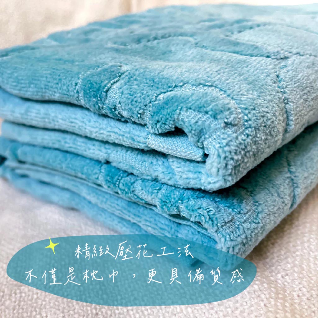 凱美棉業｜MIT台灣製 純棉厚實精緻壓花枕巾 一對2入組 隨機出色, , large