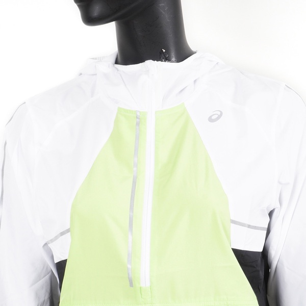 Asics Lite-Show Jacket 女 外套 連帽 海外版 運動 路跑 反光 白 [2012C365-100], , large