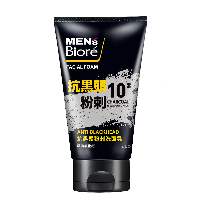 蜜妮男性十倍碳抗黑頭粉刺洗面乳, , large