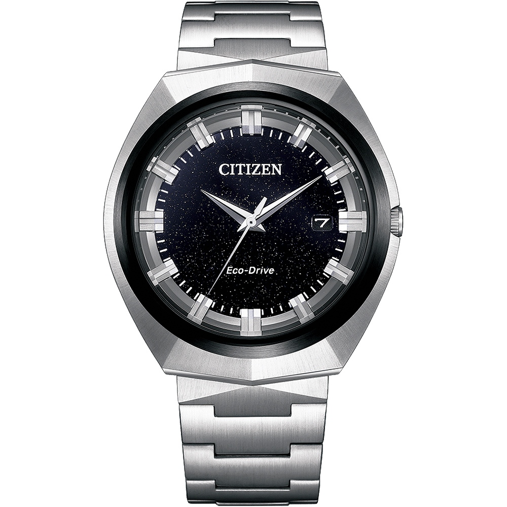 CITIZEN 星辰 無際星輝 全球旗艦款 光動能大三針手錶 BN1014-55E, , large