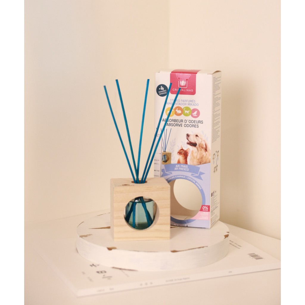 CRISTLINAS WOODEN CUBE AIR REFRESHENER (PET)- FRESH AIR, , large