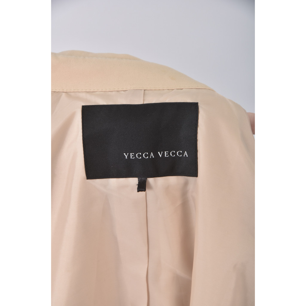 (M) yecca vecca西裝排扣棕色外套二手衣, , large