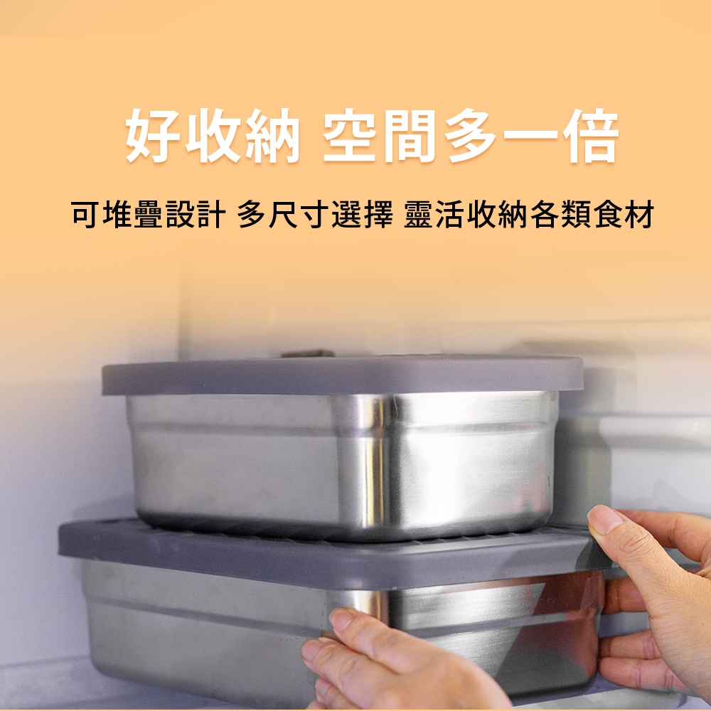 PERFECT 理想牌 金緻316不鏽鋼可微波保鮮盒便當盒長型保鮮盒可堆疊 750cc（17cm底）-Leidea樂德兒, , large