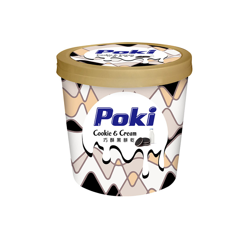 Poki冰淇淋巧酥黑餅乾, , large