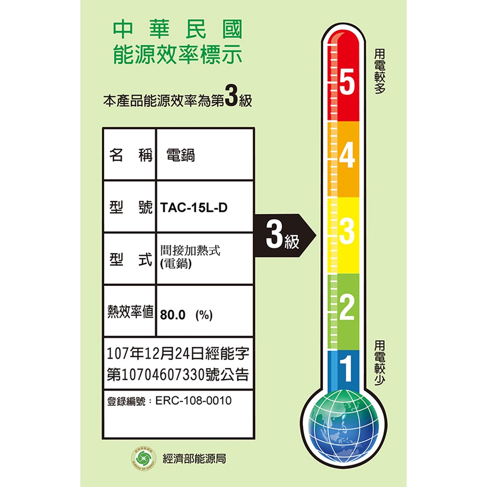 TATUNG 大同 15人份不鏽鋼內鍋電鍋 大同寶寶剪影款 TAC-15L-DGU, , large