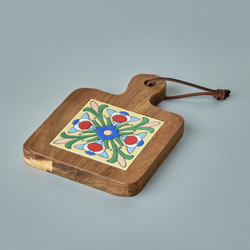 solid-wood-floral-brick-table-mat, , large