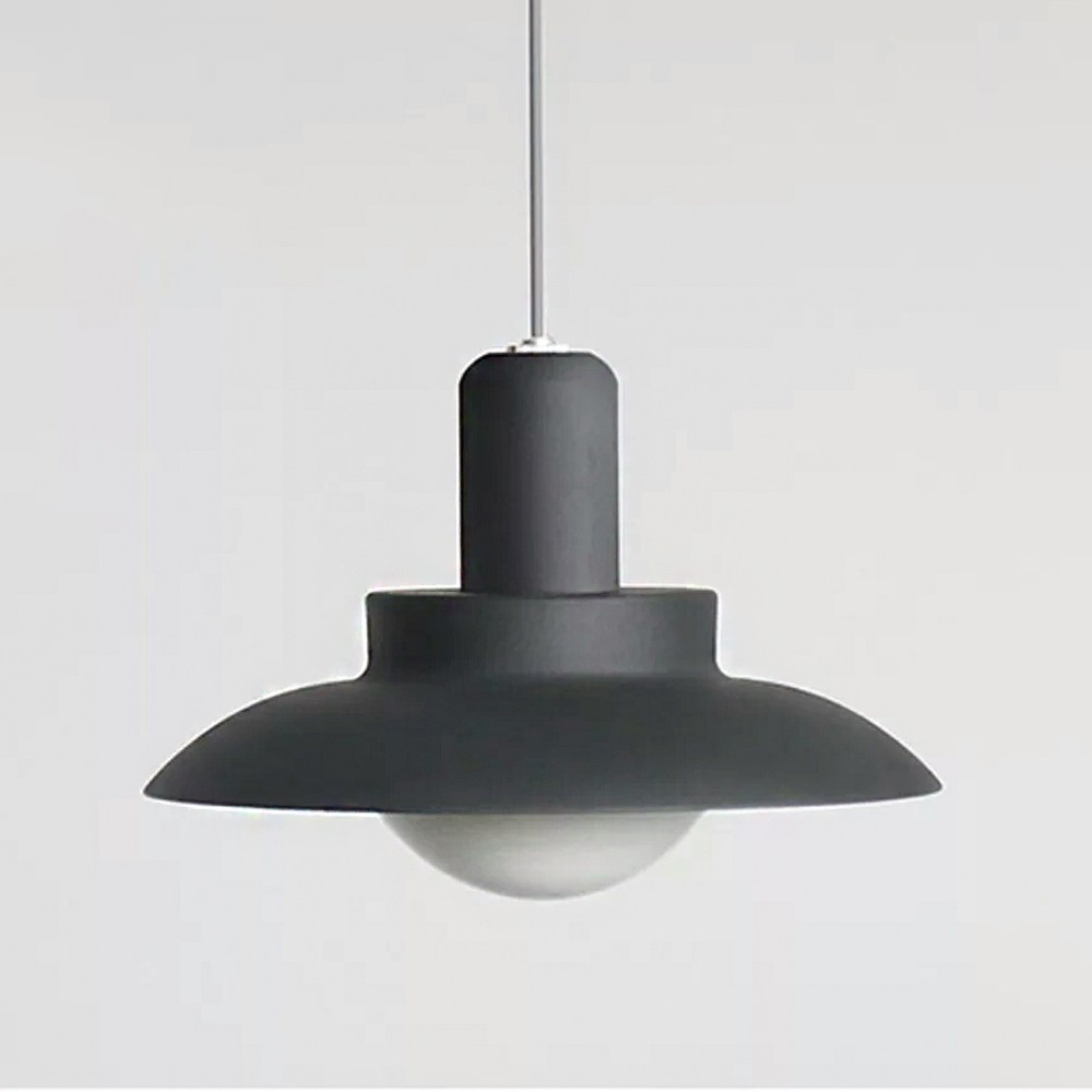 【H&R安室家】 39x16cm大款 LED北歐吊燈 ZA0109, 灰, large