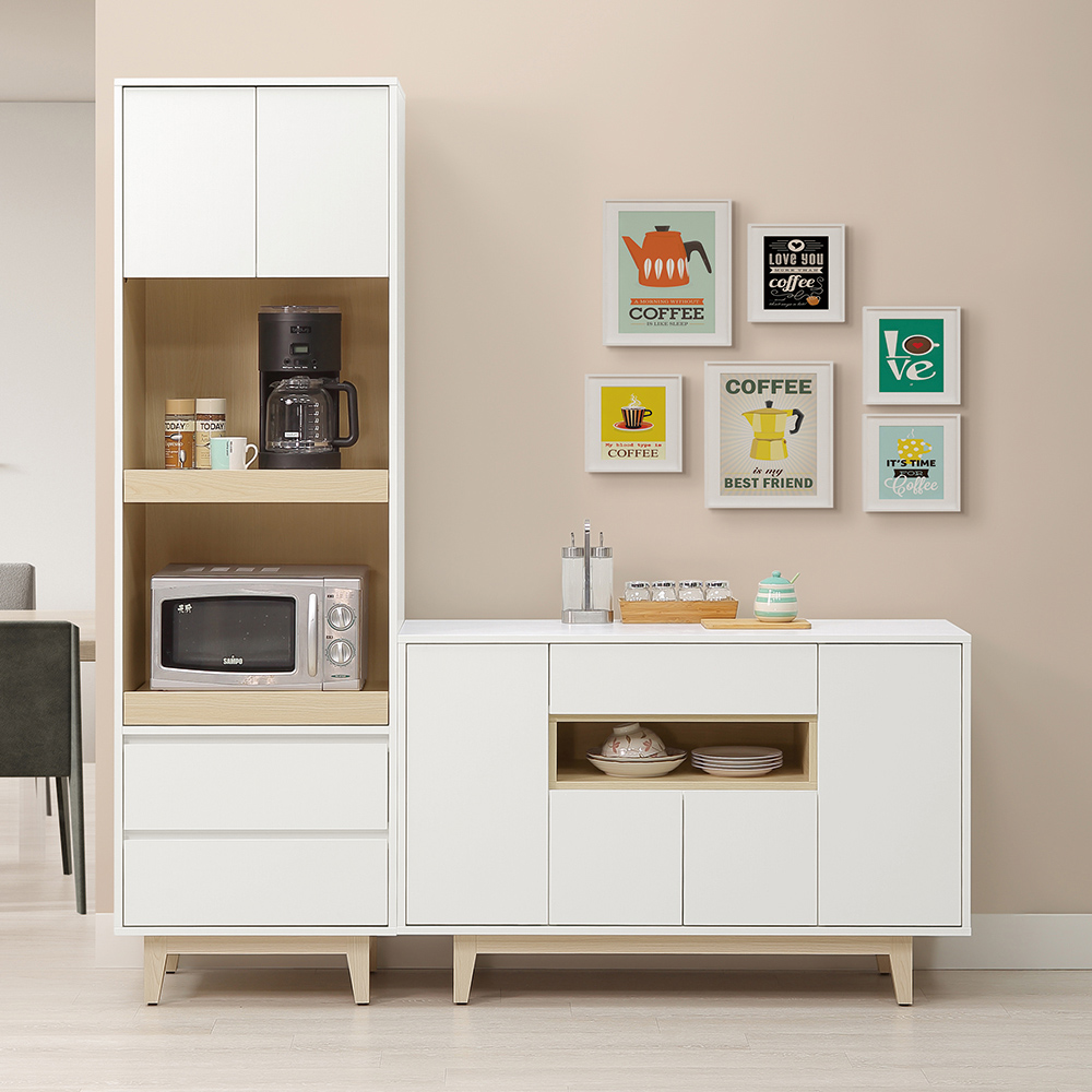 【唯熙傢俱】羅伊原木雙色2尺電器櫃, , large