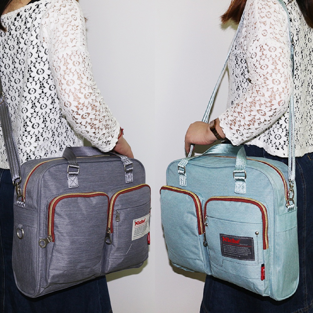 【Niche 樂奇】高密度尼龍防潑水公事包 手提包 側背包 NCL-5304, , large