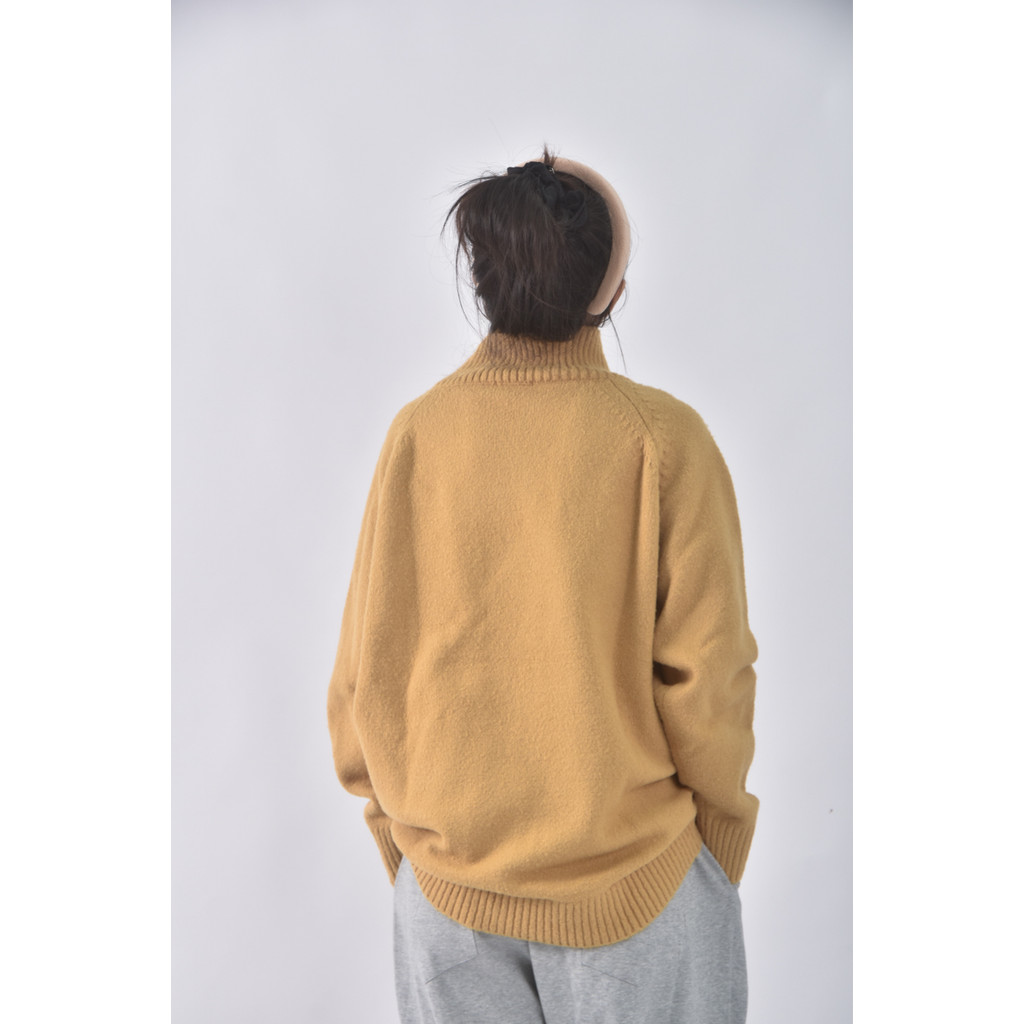 (XL) lowrys farm質感素面橘色長袖上衣二手衣, , large