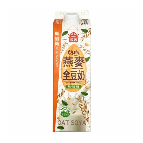 義美燕麥全豆奶(無加糖)936ml  , , large