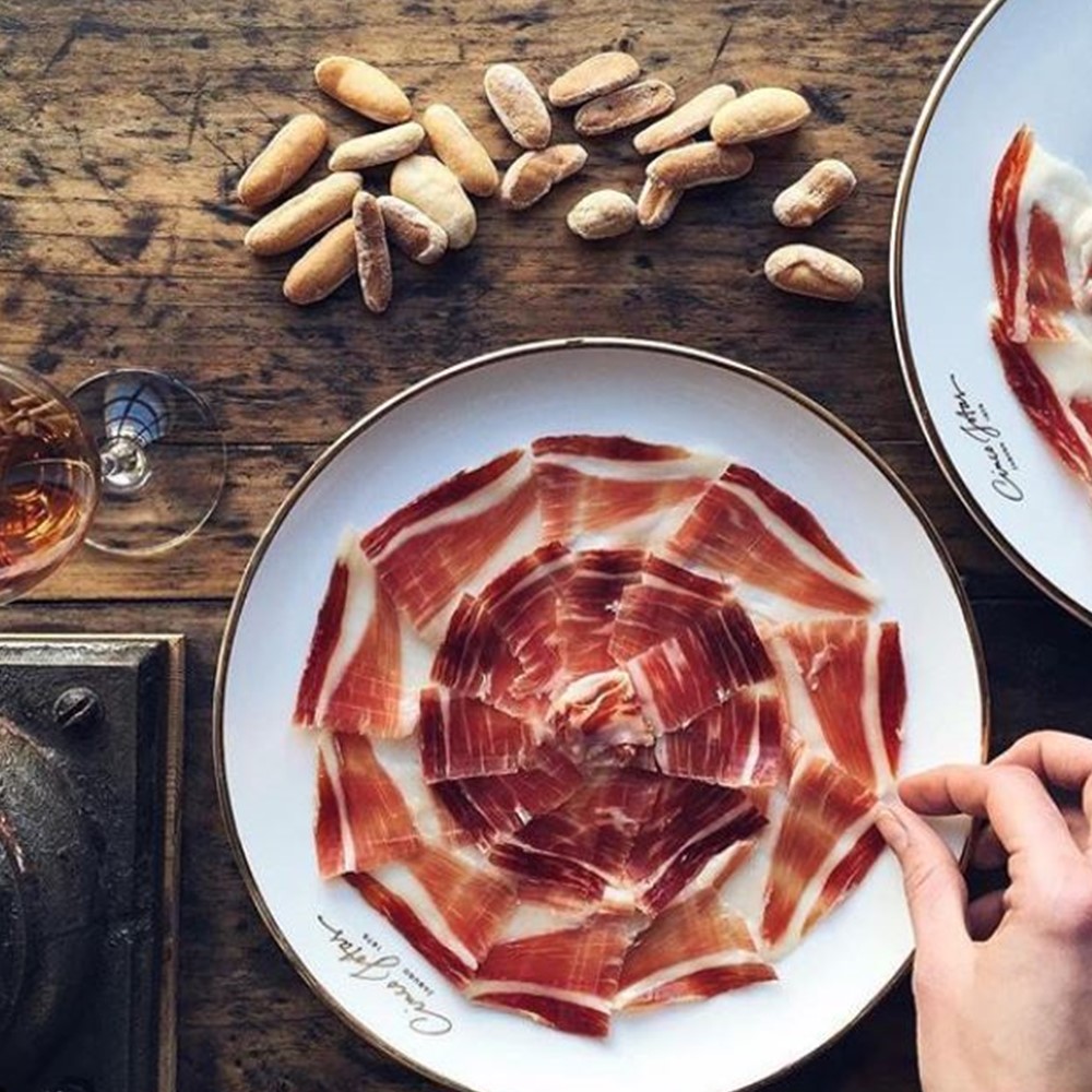 5J ACORN FED 100% IBERICO HAM SLICED TRAD. CARVE 40G, , large