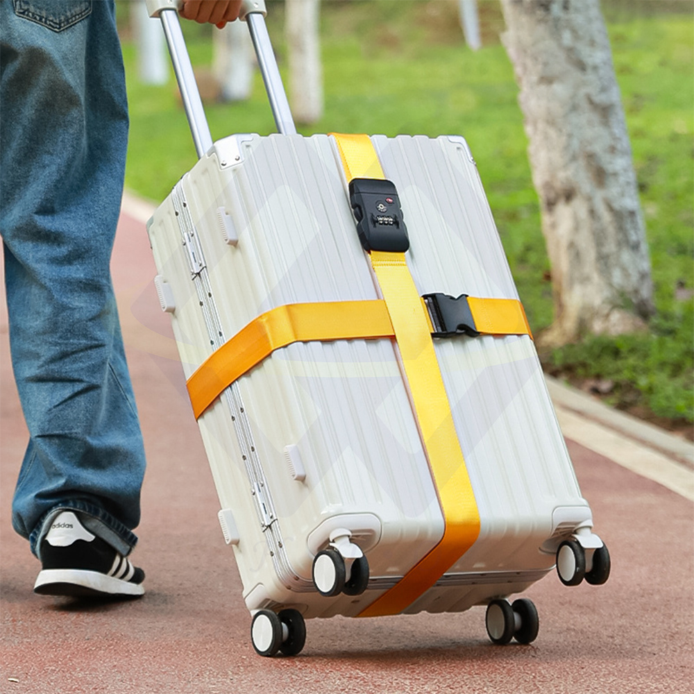 TSA-Approved Luggage Strap / Navy Blue / 1 Strap, , large