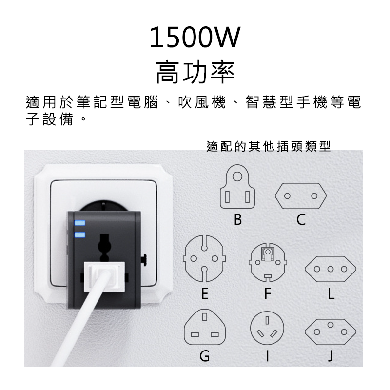 【Haomi Enterprise】International Adapter, , large