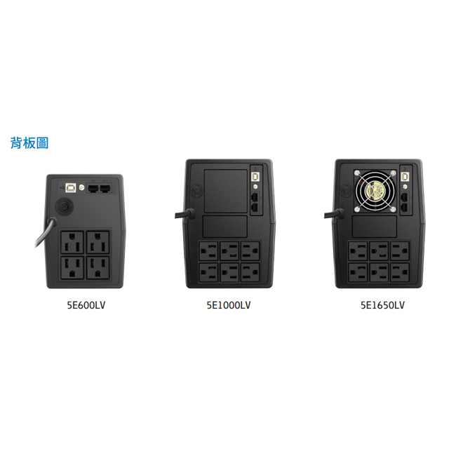 昌運監視器 Eaton 伊頓 飛瑞 5E1000LV 在線互動式 1KVA 110V UPS 不斷電系統 噪音低, , large