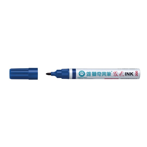 雄獅 奇異筆/麥克筆NO.200 (單支）*藍, , large