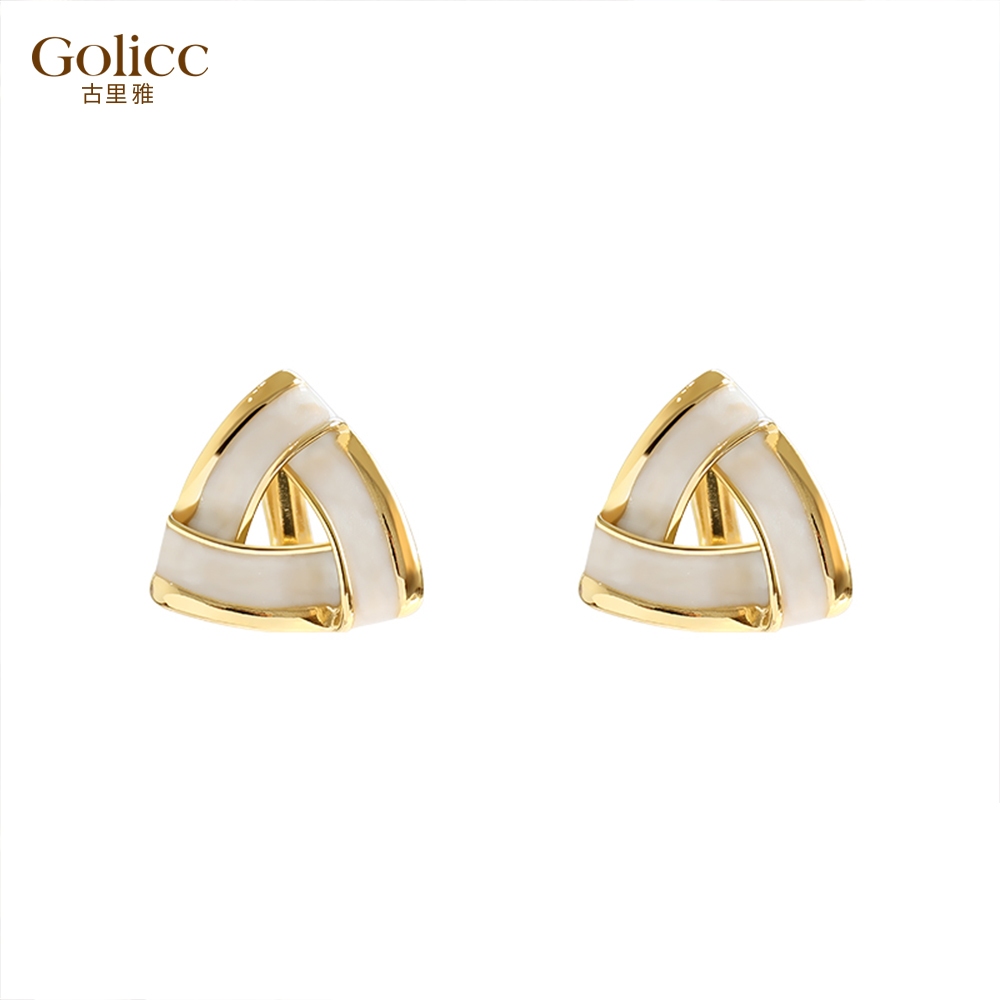 【Gulicc】古莉可 耳環  雙三角 耳環, , large