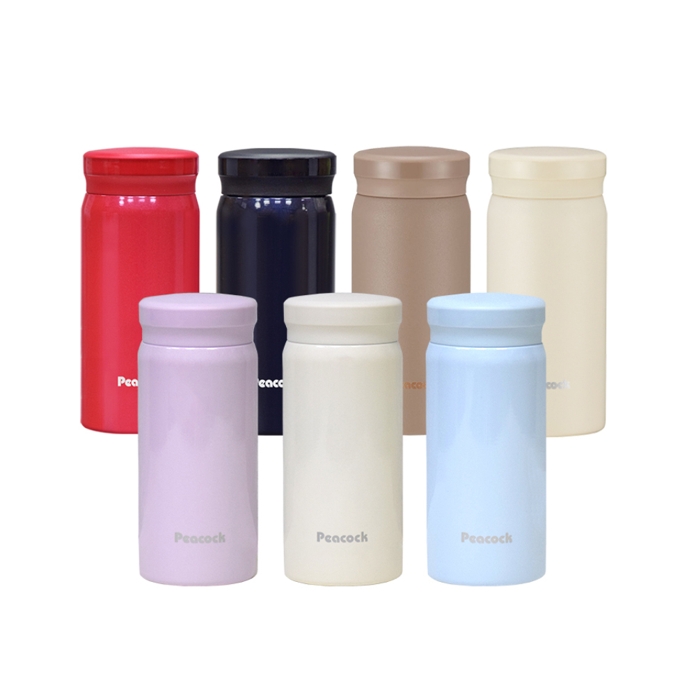 【日本孔雀Peacock】小資族 超輕量隨身不鏽鋼 保冷保溫杯200ML(迷你杯)-亮白, , large