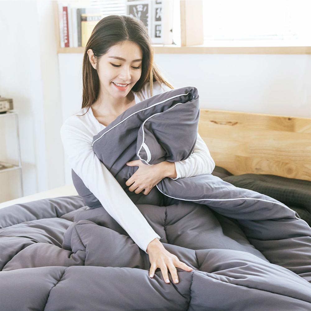 【心安購物】Idea Hom 石墨烯豆腐超導發熱被 (雙人加大 210x180 cm), , large