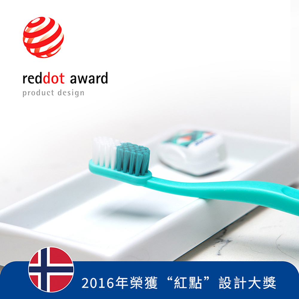 JORDAN 清新酷炫 軟毛 成人牙刷 顏色隨機出貨 一包三入 J-70192, , large