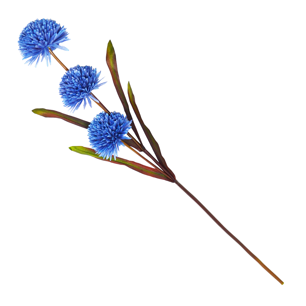 【YU Living】仿真裝飾薊花 人造花-深紫, , large