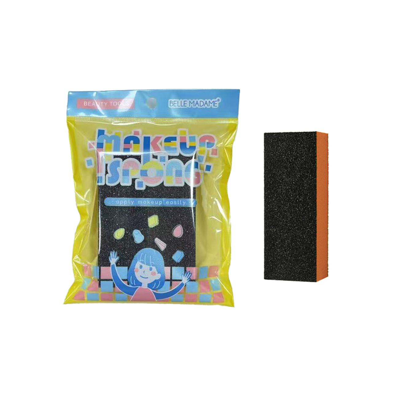 美甲水砂兩用指甲銼-2入, , large