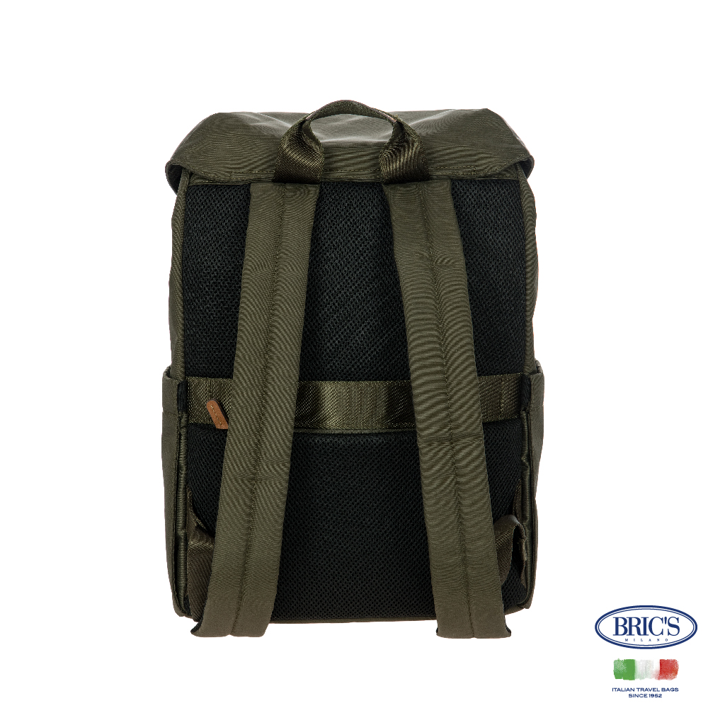 【Bric's】 X-collection 大開口旅行後背包 BXL40594 - 橄欖綠, , large