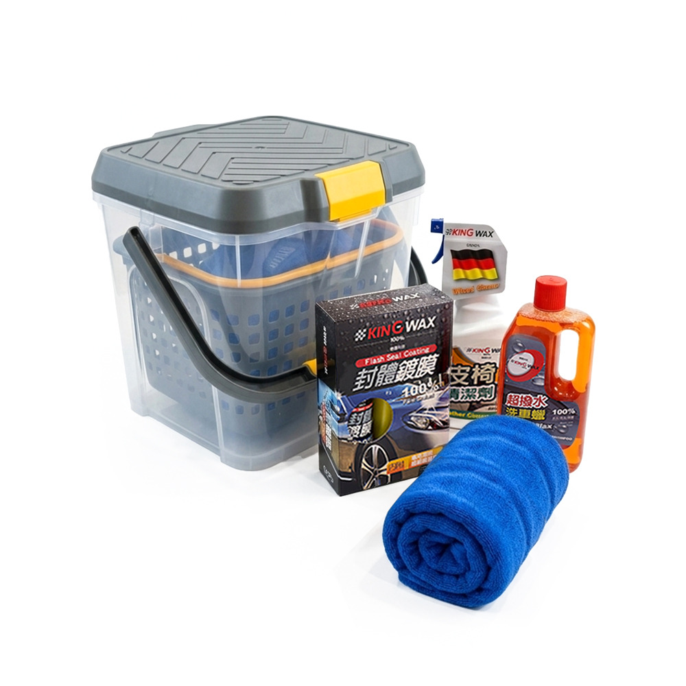 輕職人 DIY洗車桶6件套組合, , large