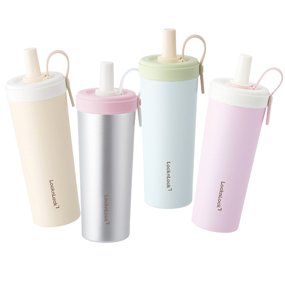 【LocknLock】Ceramic Coated Insulated Mug 720ml /Cream Yellow 720ml(Free cup brush included), , large