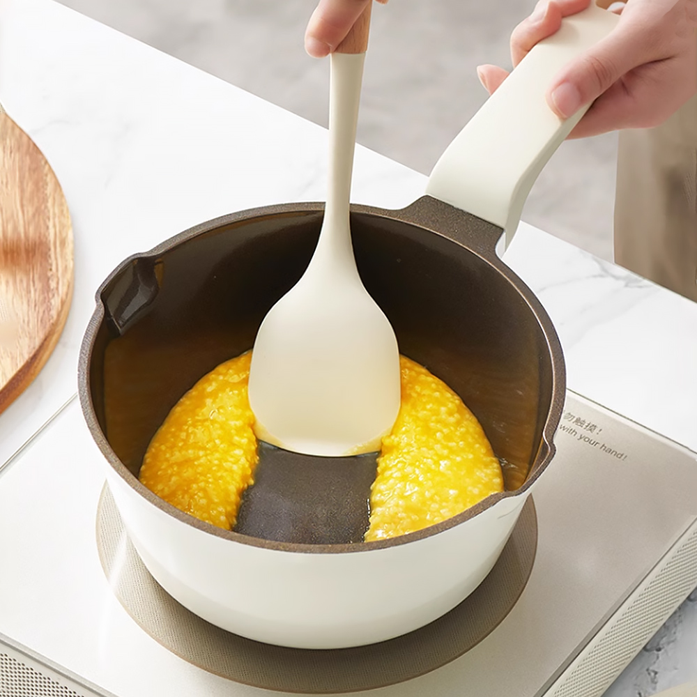 【Sushar小菜丫】鈦晶陶瓷 不沾鍋 小湯鍋 泡麵鍋 20cm奶鍋 IH全對應(贈原廠玻璃蓋), , large