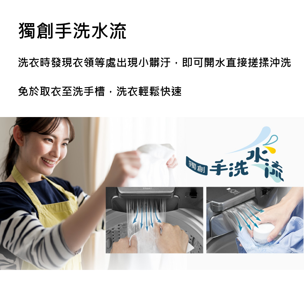 CHIMEI 15KG Inverter Top-Loading Washing Machine WS-V158PW, , large