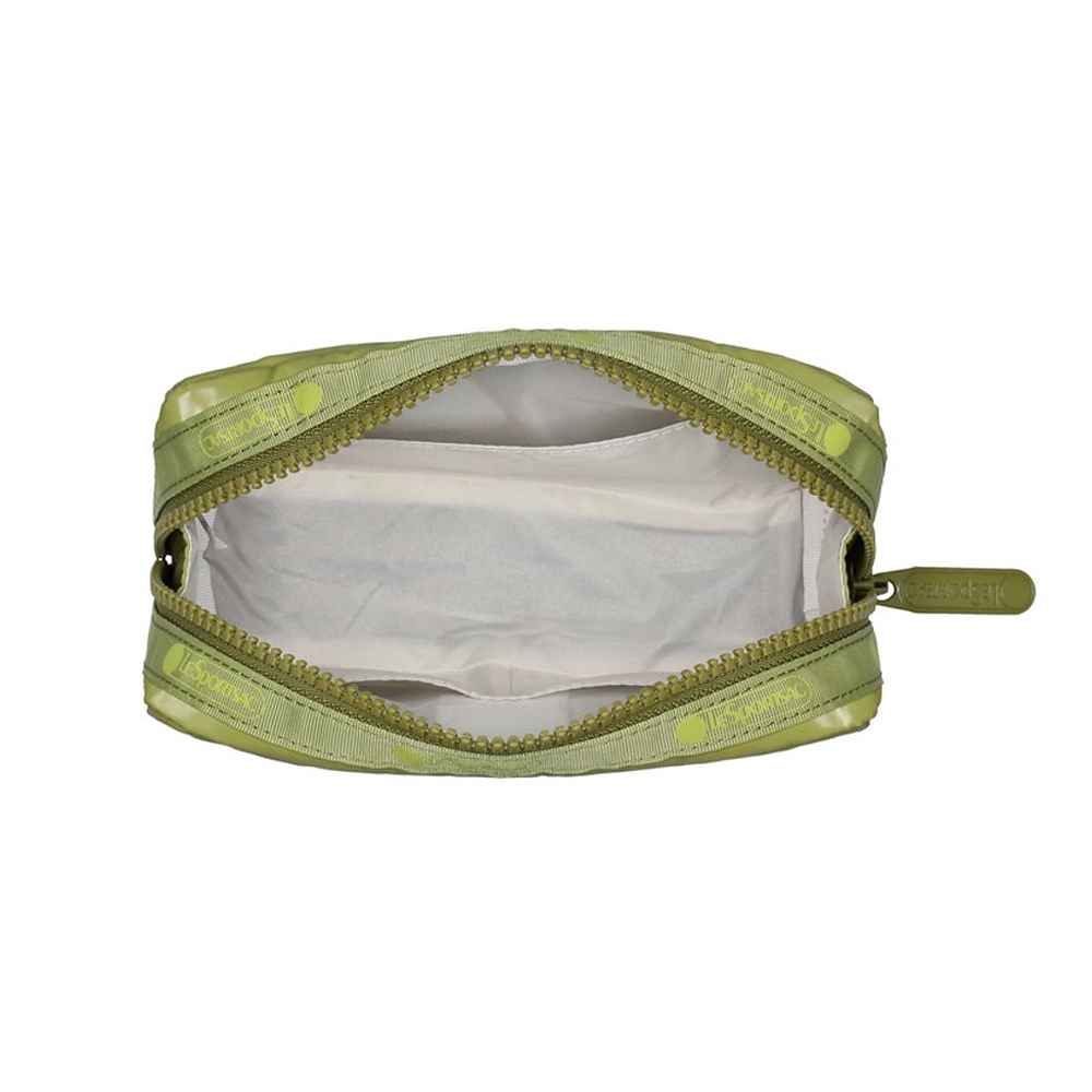 |快速出貨|Lesportsac Rectangular Cosmetic 長形化妝包/ 亮面橄欖綠, , large