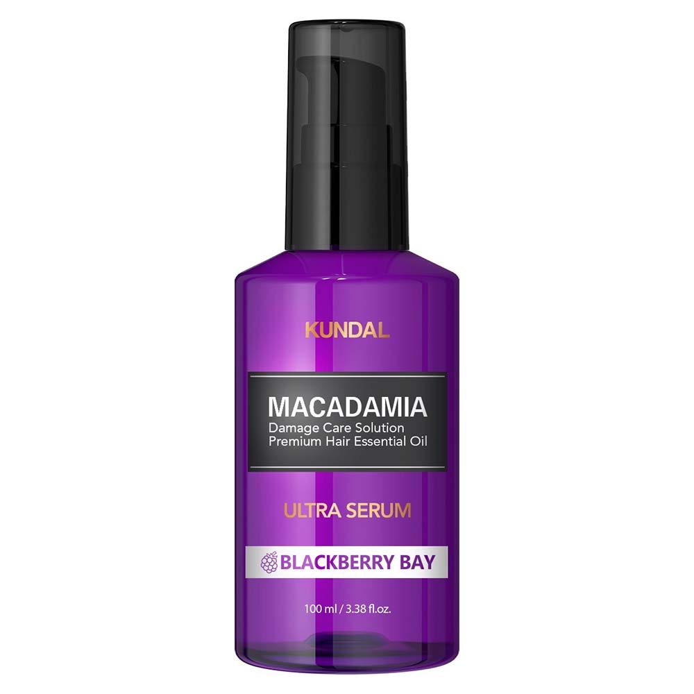 [巨林生化科技]【KUNDAL昆黛爾】MACADAMIA Damage Care Solution Premium Hair Essential Oil 100ml(BLACKBERRY BAY)