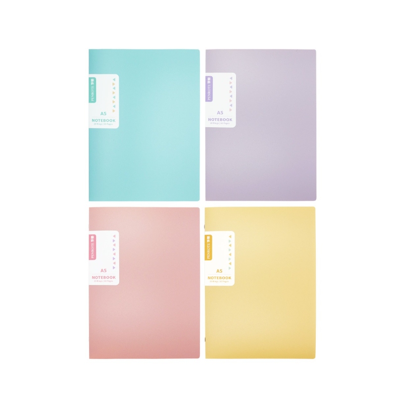 【PENROTE 筆樂】柔色A5-20孔活頁筆記本 4款, , large