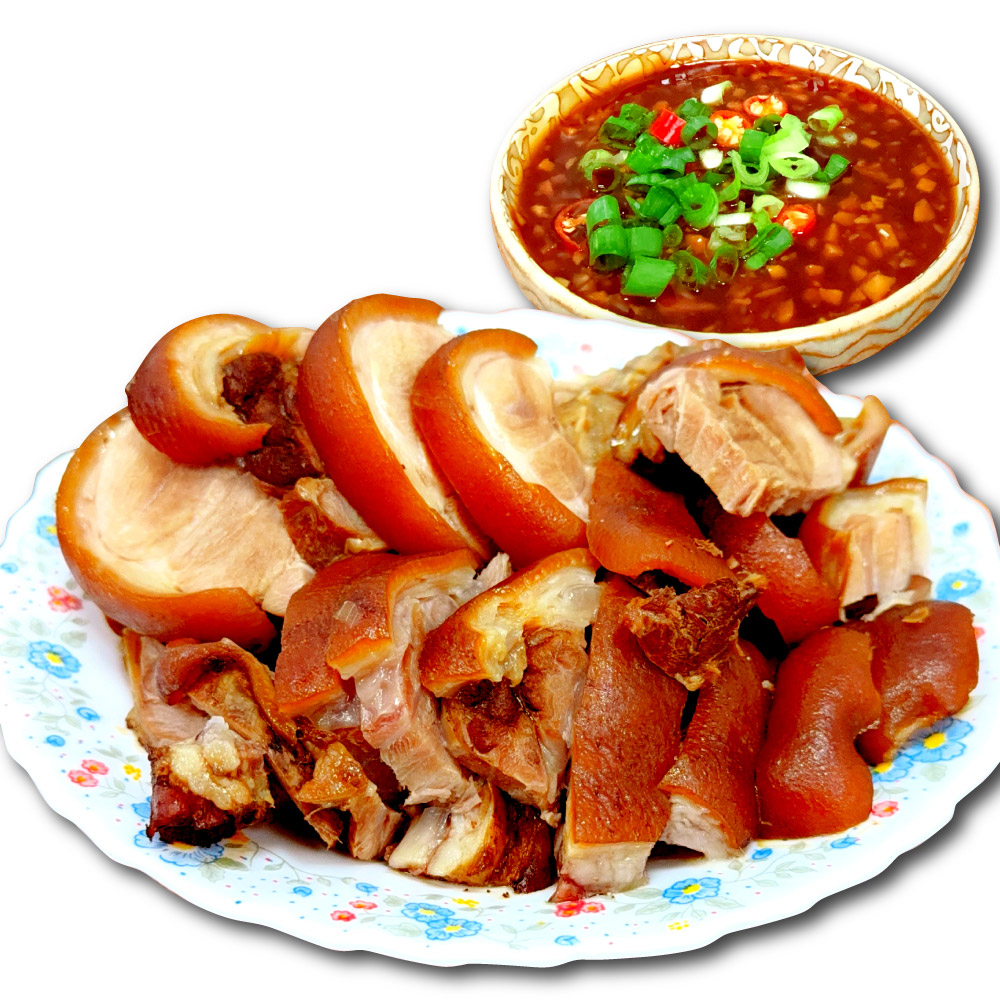 赤豪家庭私廚 家傳萬巒豬腳 1包(600g±10%/包)附蒜蓉醬_任選, , large