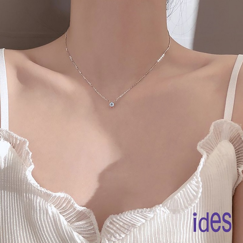 [ides愛蒂思] 情人送禮 特價GIA證50分D/VS2八心八箭極優3VG車工鑽石項鍊/四爪2選1（限2件）, , large