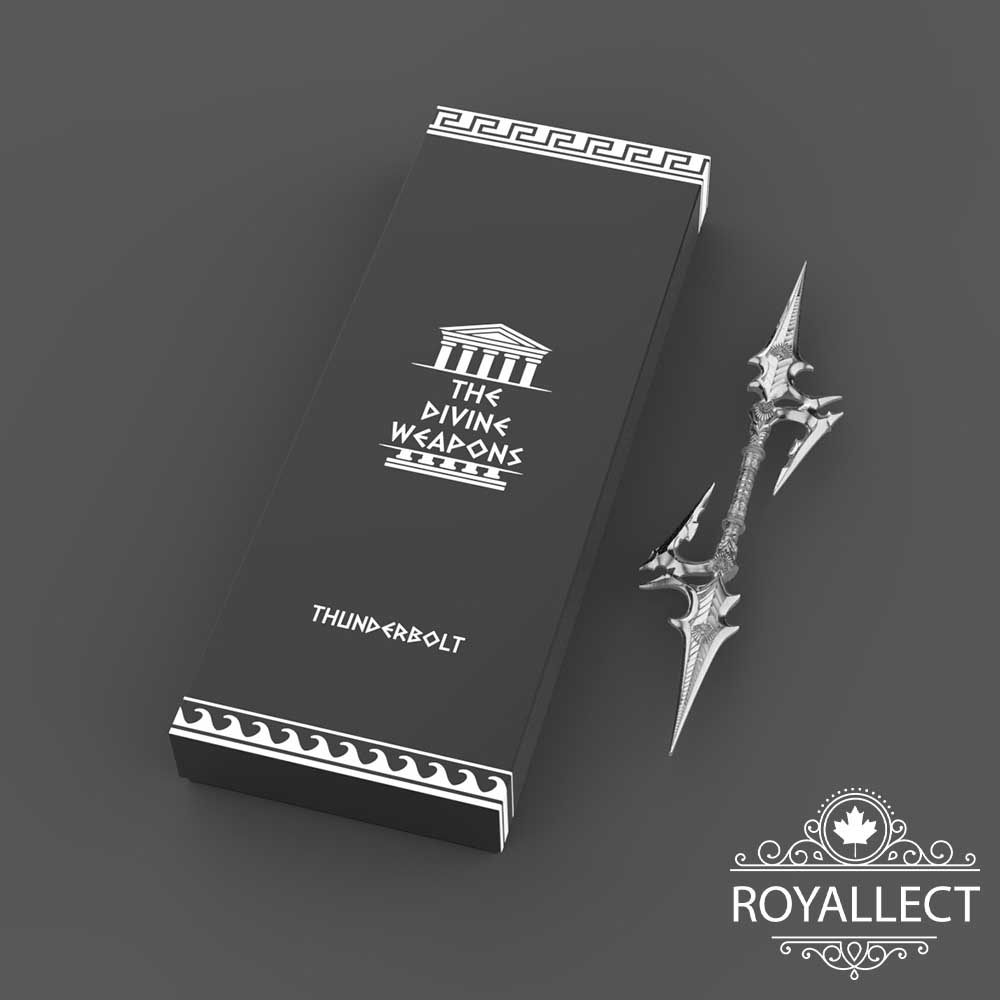 [皇家典藏] TODAY 2025-神聖武器系列-雷霆-造型-仿古版-2盎司銀幣, , large