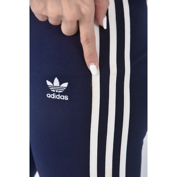 (M) adidas運動棉質緊身藍色長褲二手衣, , large