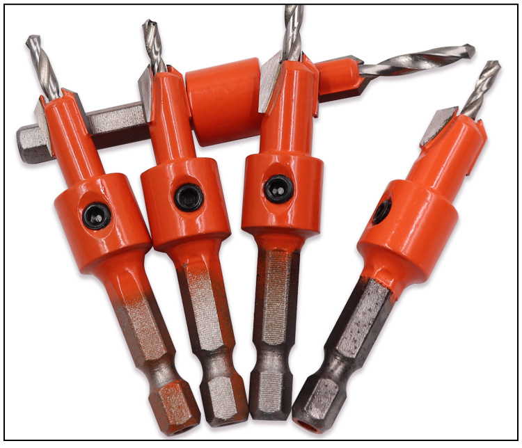 2.8x10mm hex shank countersink drill with no limit position, , large