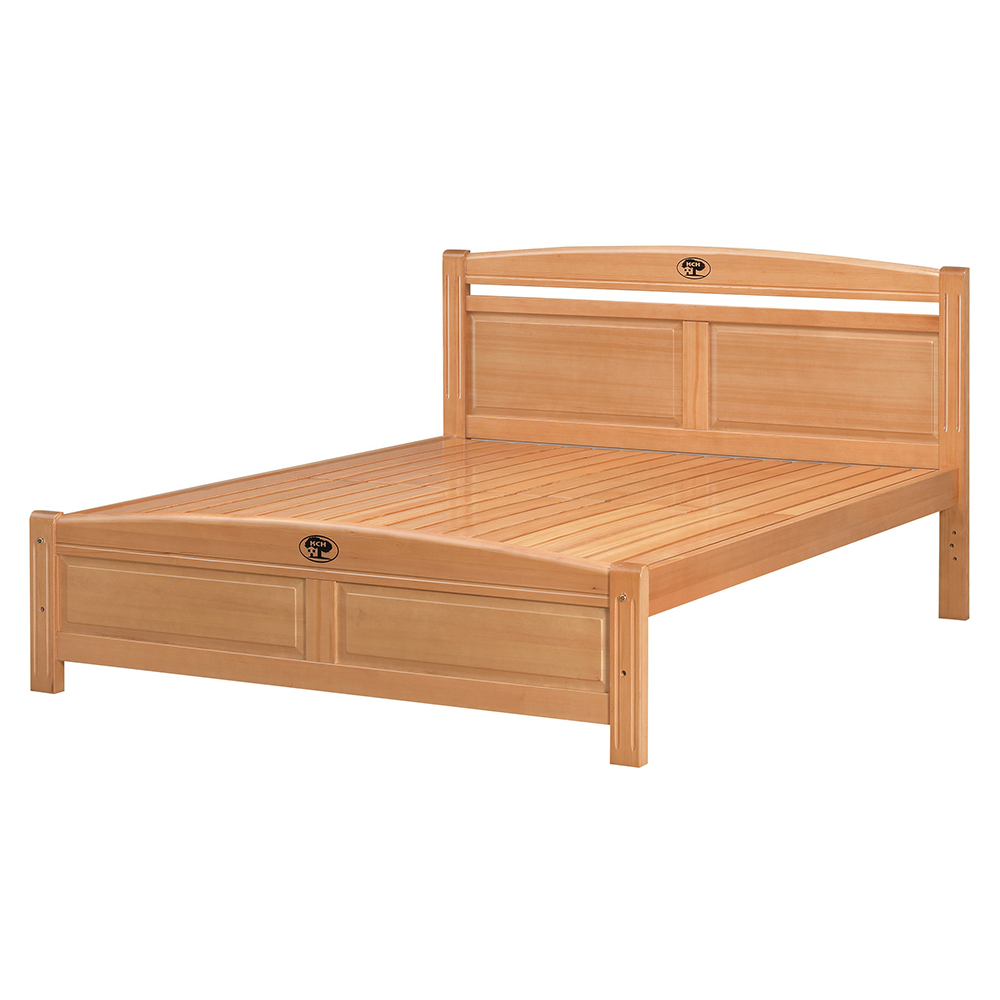 【唯熙傢俱】安克拉檜木色5尺雙人床, , large