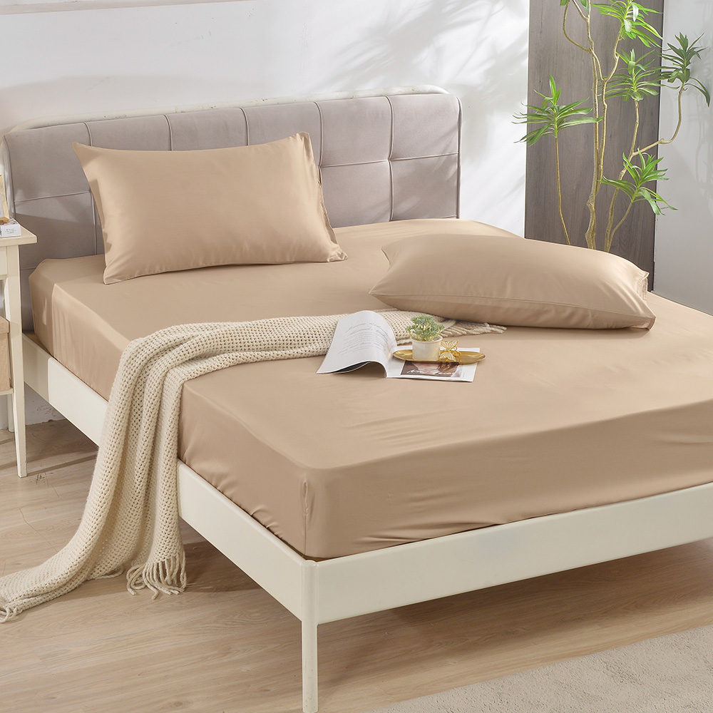 【FOCA】Double Berry Raw Milk | Tea Time 60 Thread Tencel Cotton Bed Sheet Pillowcase Set - Single, , large