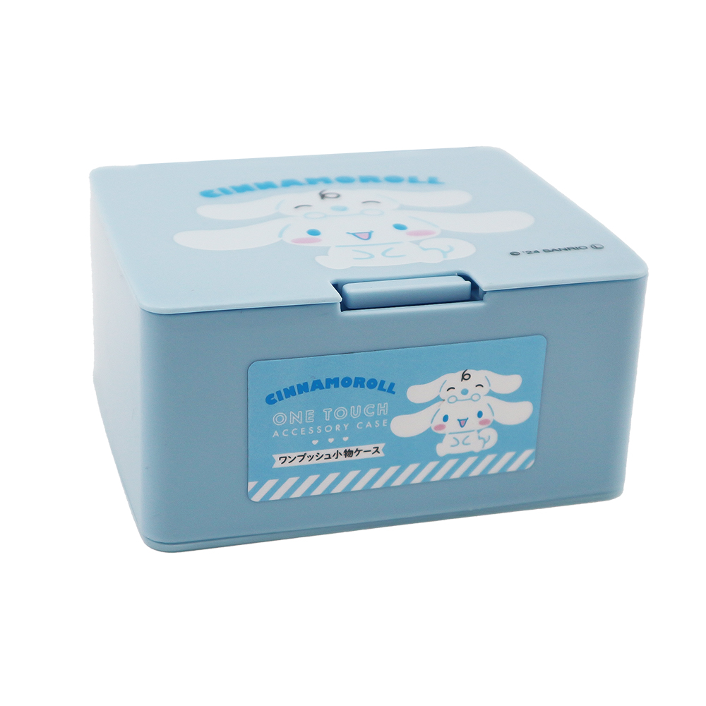 日本進口 大耳狗 / 美樂蒂彈蓋式牙線/棉棒小物收納盒-4入, , large