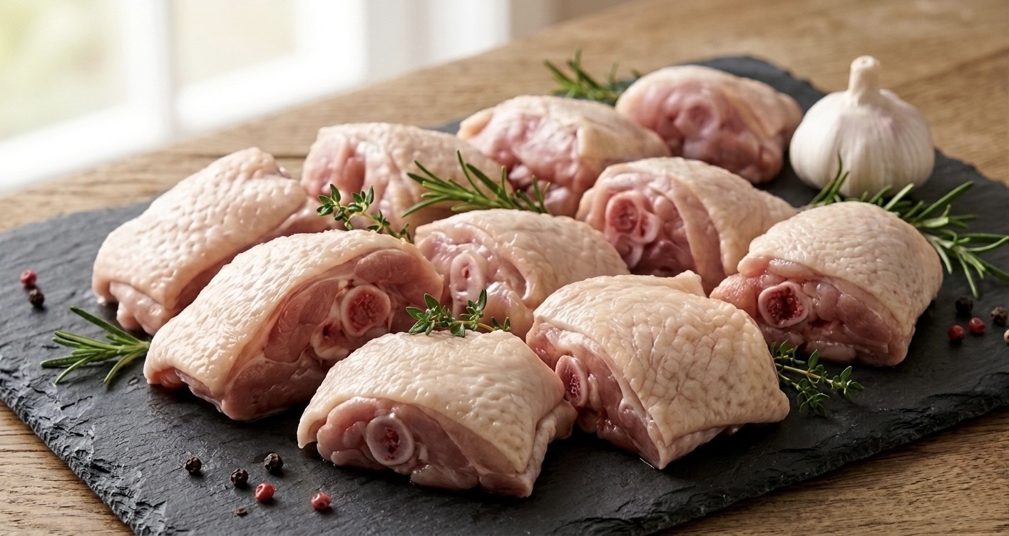 Taiwan native chicken thigh pieces, , large