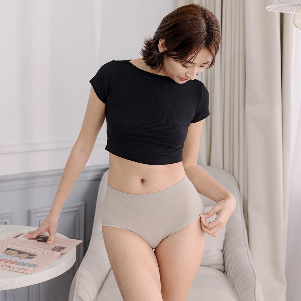 【巧奇】石墨烯舒適抗菌中腰內褲-4件組 MIT台灣製 抗菌內褲 吸濕排汗 三角褲 透氣 除臭抑菌, , large