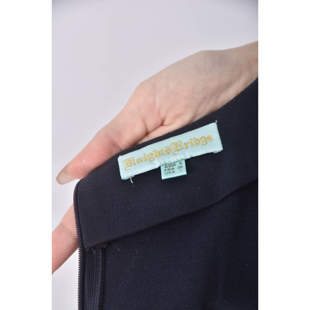 (S) knights bridge棉質英文藍色洋裝二手衣, , large