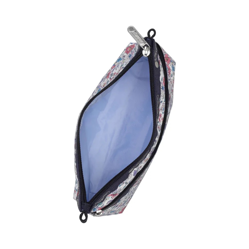 LeSportsac COSMETIC CLUTCH 雙層拉鍊化妝包 - 織錦花語, , large