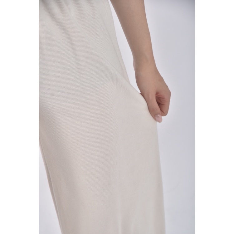 (S) z m高腰寬鬆白色長褲二手衣, , large